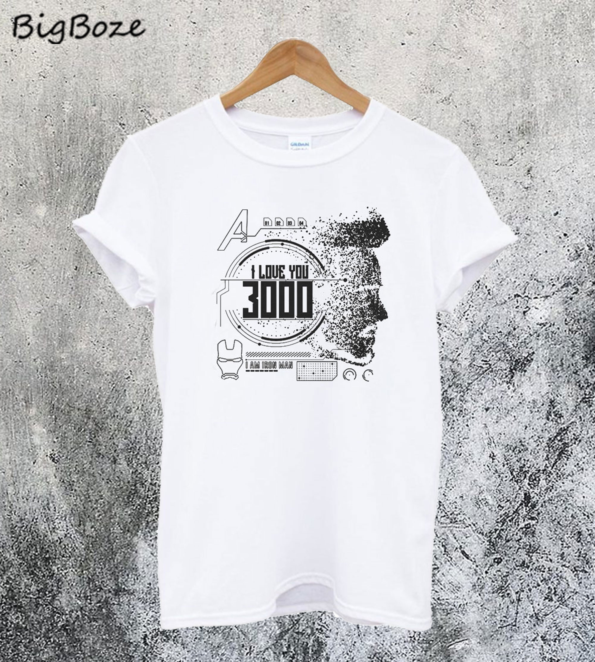 I Love You 3000 Iron Man T-Shirt